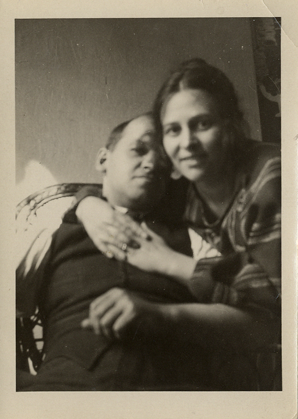 Romans Suta and Aleksandra Beltsova. 1920